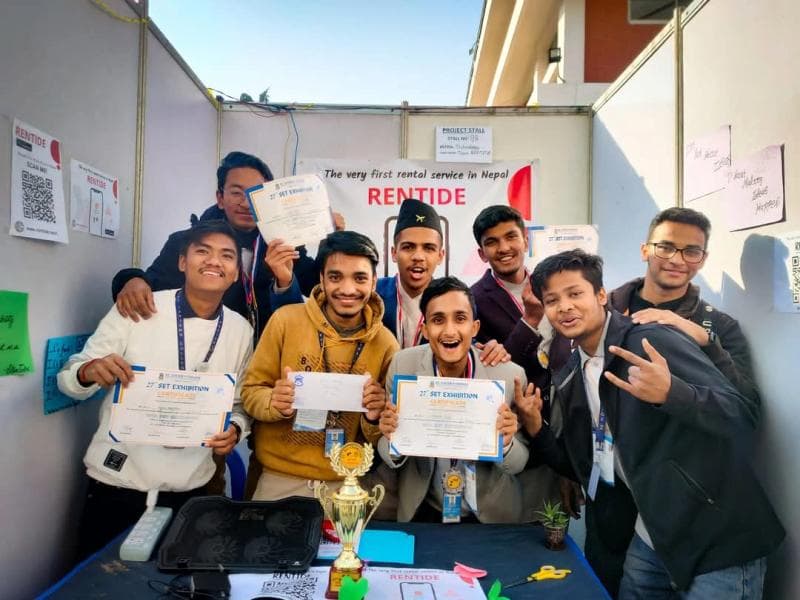 Runner-Up at SET Exhibition, St. Xavier Maitighar - Image 1