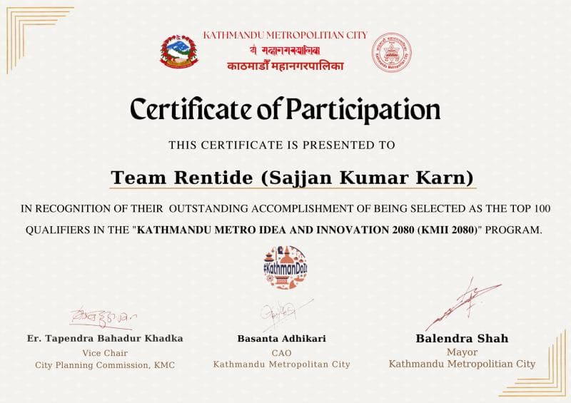 Top 10 Selection: Nepal Congress Policy Hackathon Recognition - Image 1