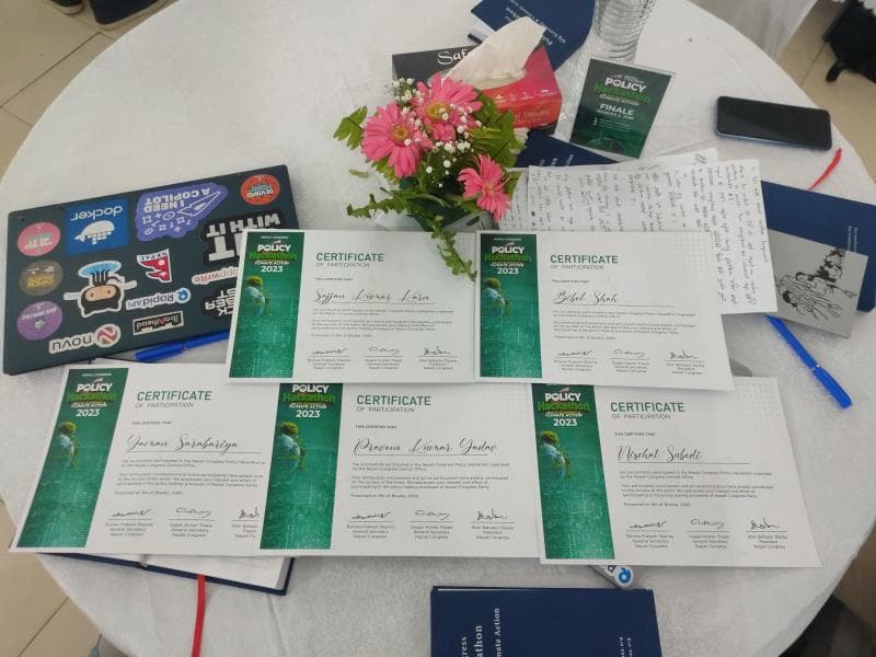 Top 10 Selection: Nepal Congress Policy Hackathon Recognition - Image 5